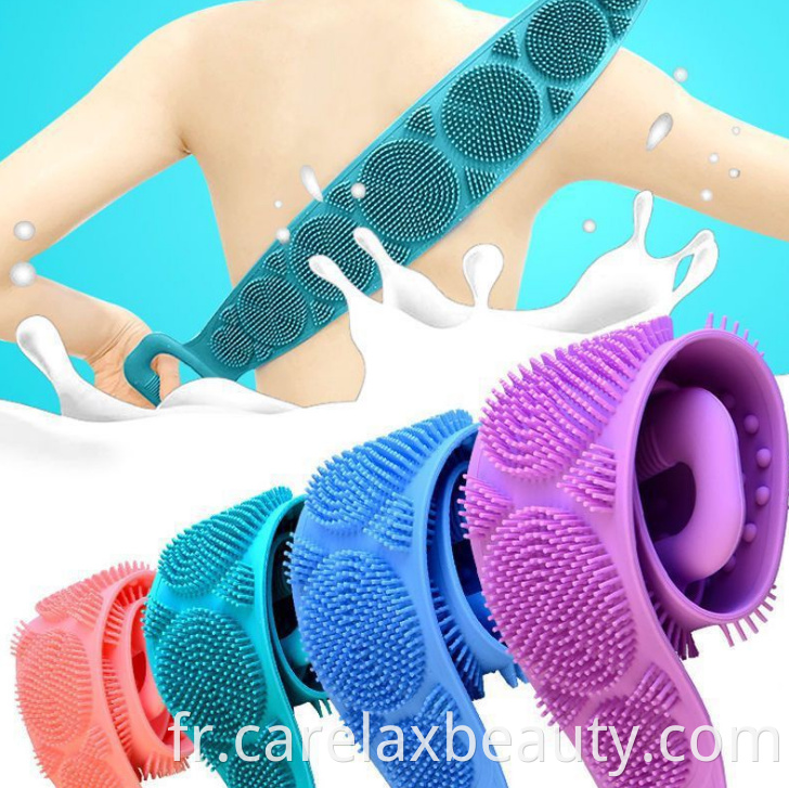 Silicone Bath Belt Silicone Body Brush Silicone Bath Baign